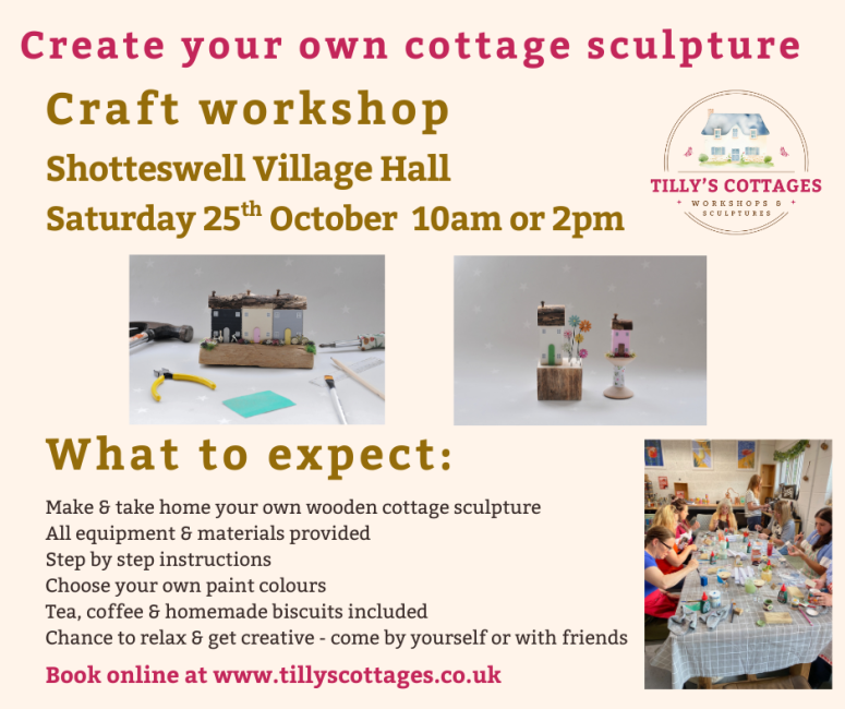 Craft Workshop 25th Oct Shotteswell